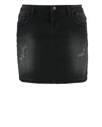 schwarzer Jeans Minirock von LTB