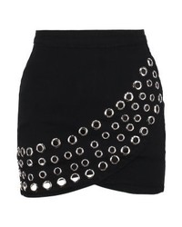 schwarzer Jeans Minirock von Missguided