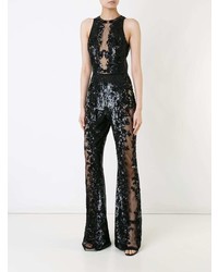 schwarzer Jumpsuit aus Pailletten von Zuhair Murad