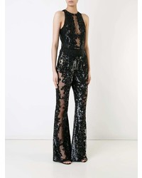 schwarzer Jumpsuit aus Pailletten von Zuhair Murad