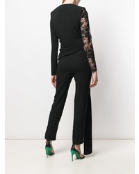 schwarzer Jumpsuit aus Spitze von Givenchy