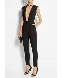 schwarzer Jumpsuit aus Spitze