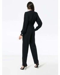 schwarzer Jumpsuit aus Spitze von Alessandra Rich