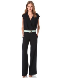 schwarzer Jumpsuit