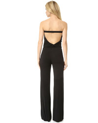 schwarzer Jumpsuit von Young Fabulous & Broke