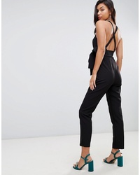 schwarzer Jumpsuit von ASOS DESIGN