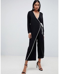 schwarzer Jumpsuit von ASOS DESIGN