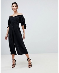 schwarzer Jumpsuit von ASOS DESIGN