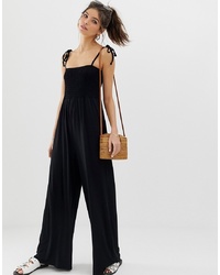 schwarzer Jumpsuit von ASOS DESIGN