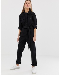 schwarzer Jumpsuit von ASOS DESIGN