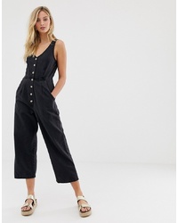 schwarzer Jumpsuit von ASOS DESIGN