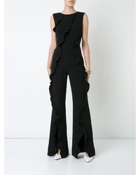 schwarzer Jumpsuit von Saloni