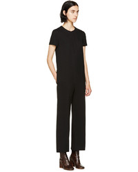 schwarzer Jumpsuit von Rosetta Getty