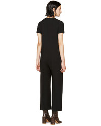 schwarzer Jumpsuit von Rosetta Getty