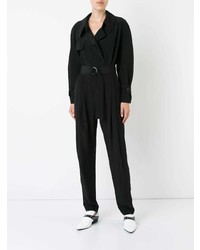 schwarzer Jumpsuit von Bianca Spender