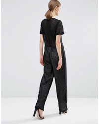 schwarzer Jumpsuit von Asos