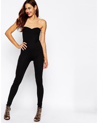 schwarzer Jumpsuit von Asos