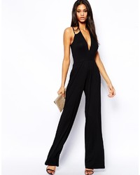 schwarzer Jumpsuit von Asos