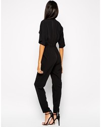 schwarzer Jumpsuit von Asos