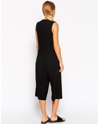 schwarzer Jumpsuit von Asos