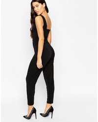 schwarzer Jumpsuit von Asos