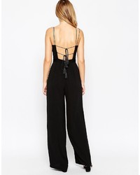 schwarzer Jumpsuit von Asos