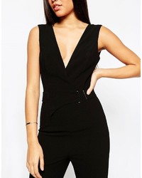 schwarzer Jumpsuit von Asos