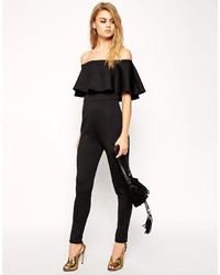 schwarzer Jumpsuit von Asos