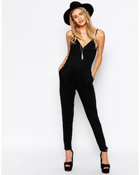 schwarzer Jumpsuit von Asos