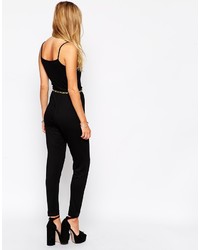 schwarzer Jumpsuit von Asos