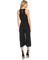 schwarzer Jumpsuit von Amanda Uprichard