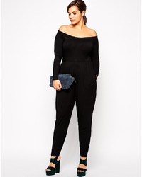 schwarzer Jumpsuit von Asos