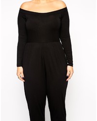 schwarzer Jumpsuit von Asos