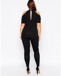 schwarzer Jumpsuit von Asos