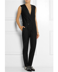 schwarzer Jumpsuit von Karl Lagerfeld