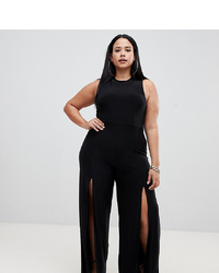 schwarzer Jumpsuit von Fashionkilla Plus