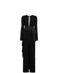 schwarzer Jumpsuit von Johanna Ortiz