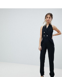 schwarzer Jumpsuit von John Zack Petite