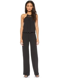 schwarzer Jumpsuit