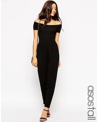 schwarzer Jumpsuit