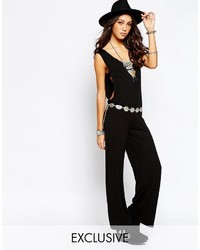 schwarzer Jumpsuit