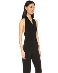 schwarzer Jumpsuit von Norma Kamali