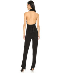 schwarzer Jumpsuit von Norma Kamali