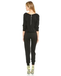 schwarzer Jumpsuit von Young Fabulous & Broke