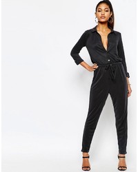 schwarzer Jumpsuit von Lipsy