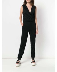 schwarzer Jumpsuit von Karl Lagerfeld