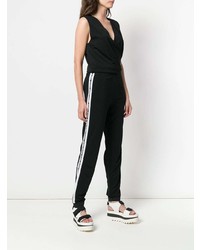 schwarzer Jumpsuit von Karl Lagerfeld