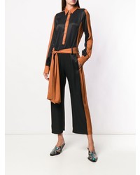 schwarzer Jumpsuit von Just Cavalli