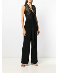 schwarzer Jumpsuit von Zeus+Dione