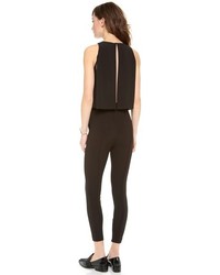 schwarzer Jumpsuit